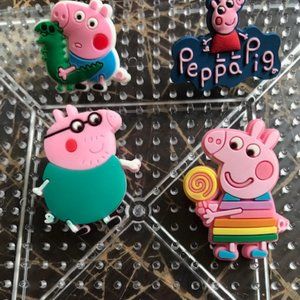 Peppa pig croc jibbitz charm